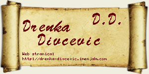 Drenka Divčević vizit kartica